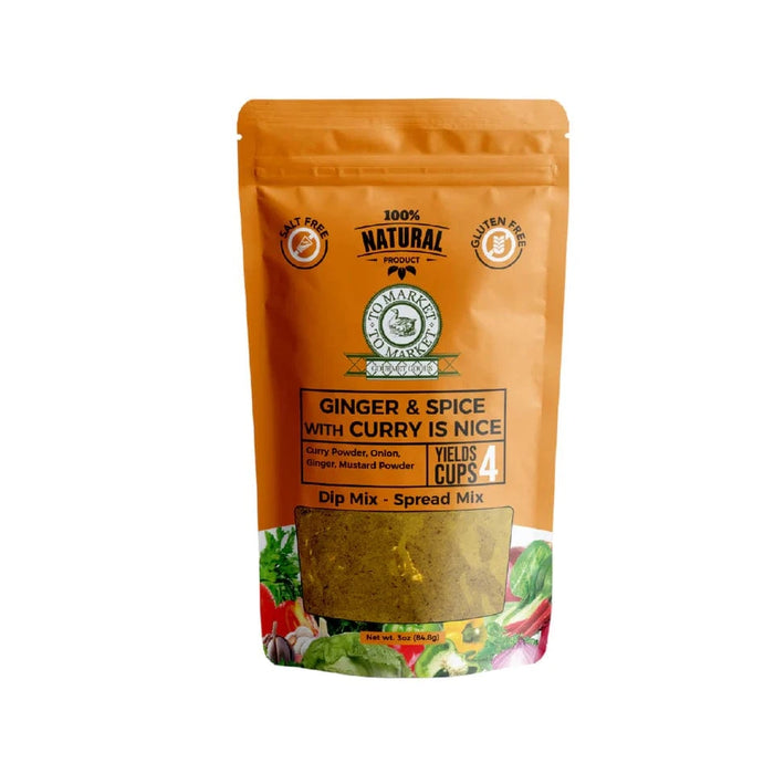 To Market - To Market Dip Mix: Ginger & Spice with Curry 3oz
