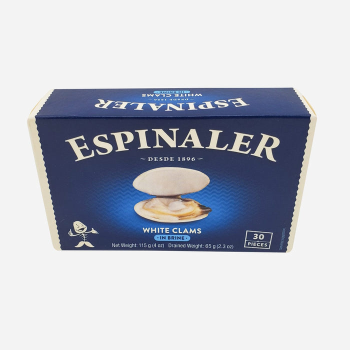 Espinaler White Clams in Brine 4oz