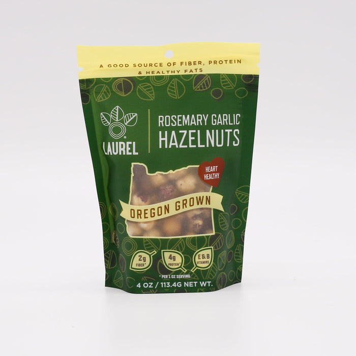 Laurel Hazelnuts: Rosemary Garlic 4oz