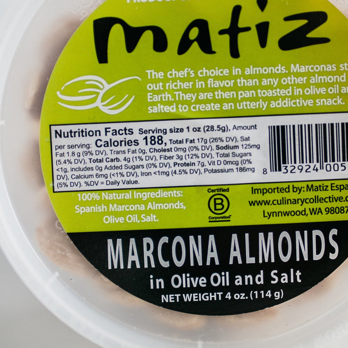 Matiz Marcona Almonds 4oz