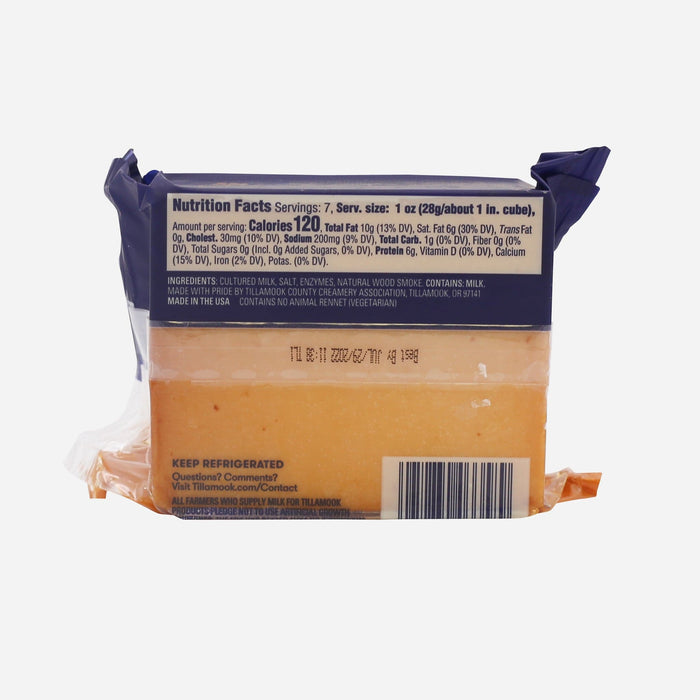 Tillamook Cheese Hickory Smoked Extra Sharp White Cheddar 7oz